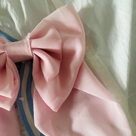 Handmade by me pink chiffon hair bow - Picture 3 of 6